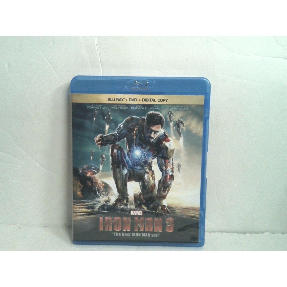 Marvel Iron Man 3 Blu Ray/DVD 2013 Paramount Pictures Canada